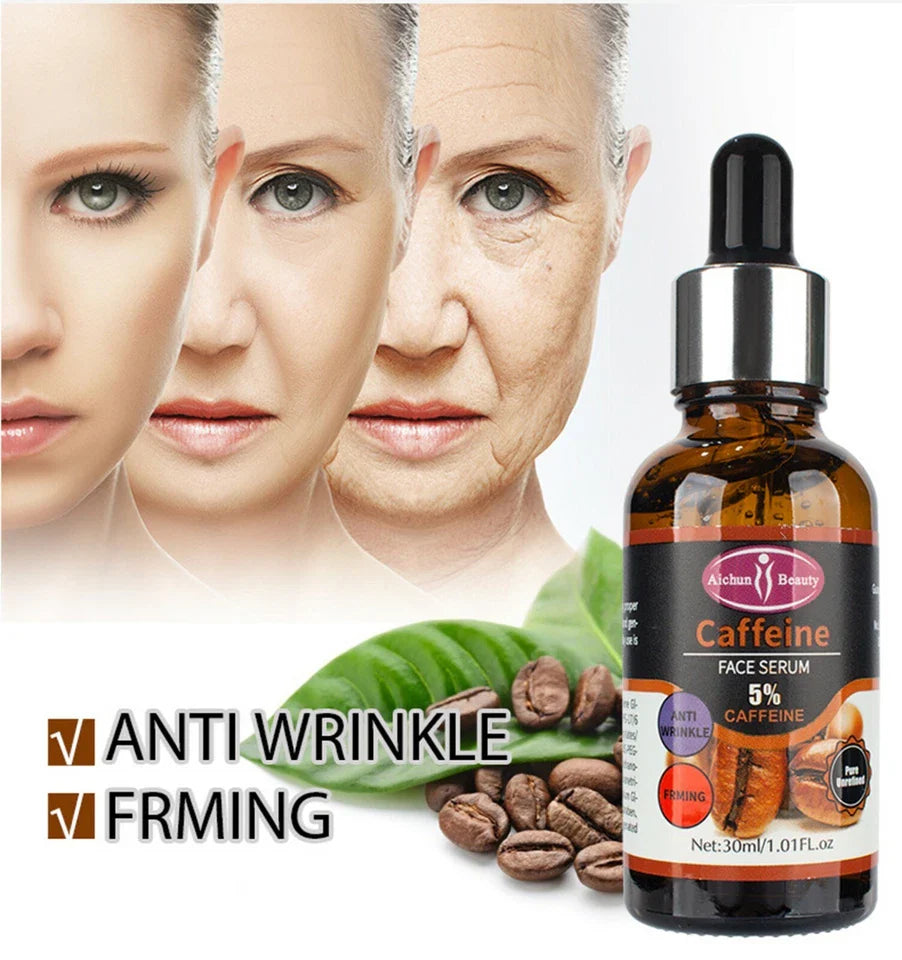 Serum Facial De Cafeina Hidratante Piel